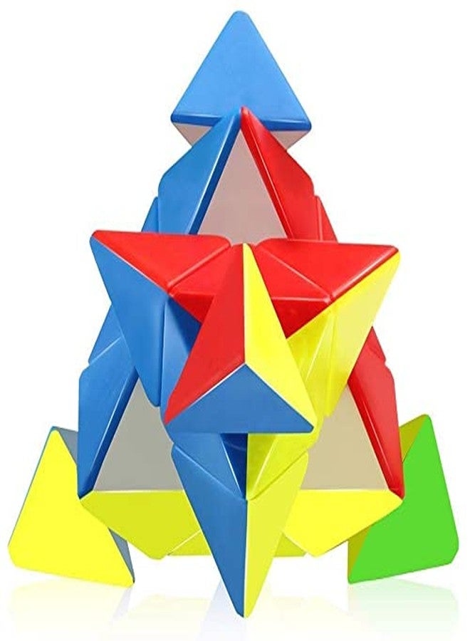 كيديتوس مكعب كيديتوس مويو ميلونغ للصف الدراسي، مكعب بيرامينكس بدون ملصقات، مكعب سرعة (طريقة الحل مرفقة) - Image 3